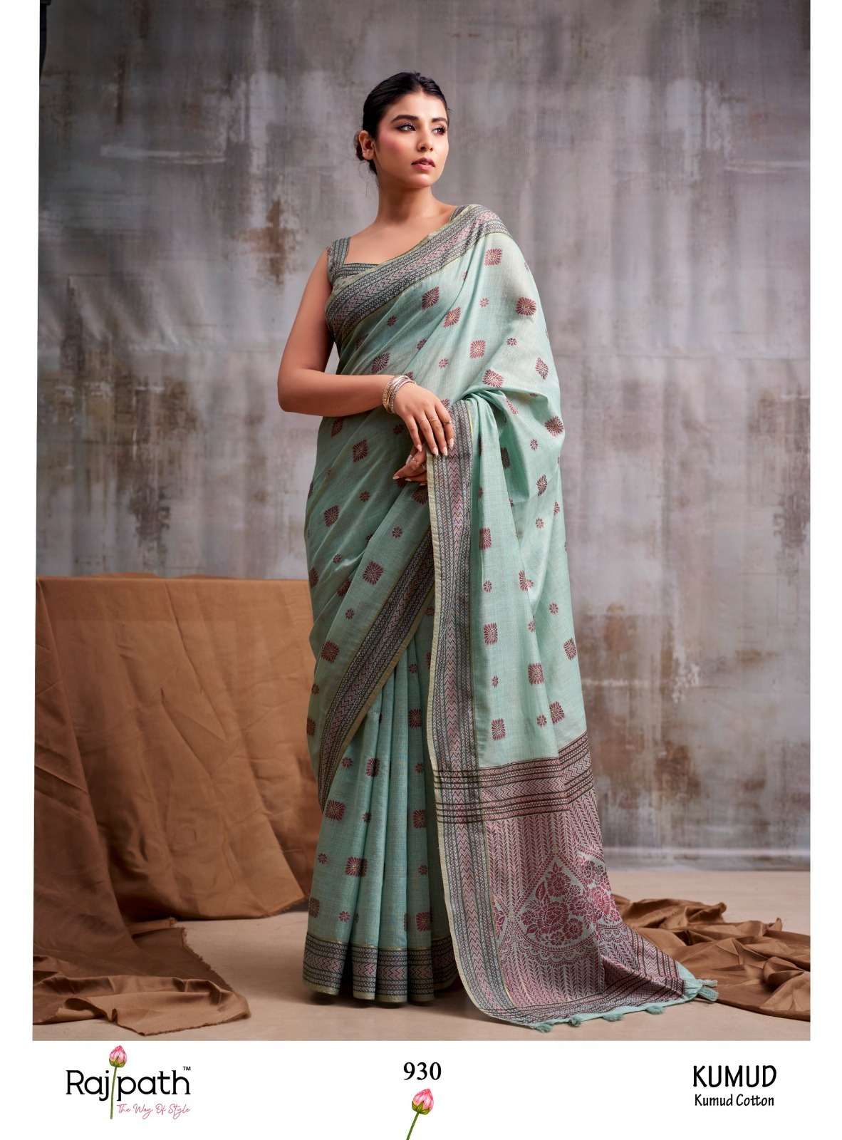 RAJPATH KUMUD Modal Cotton Printed Saree