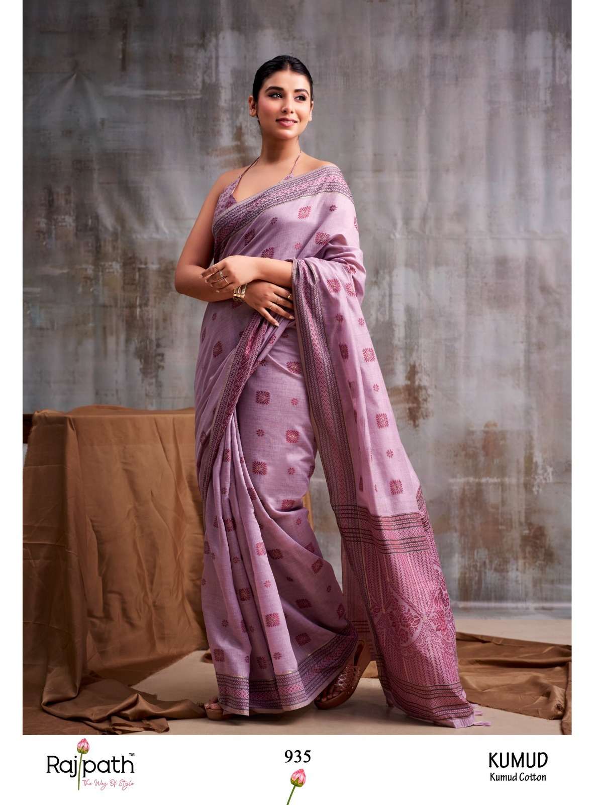RAJPATH KUMUD Modal Cotton Printed Saree