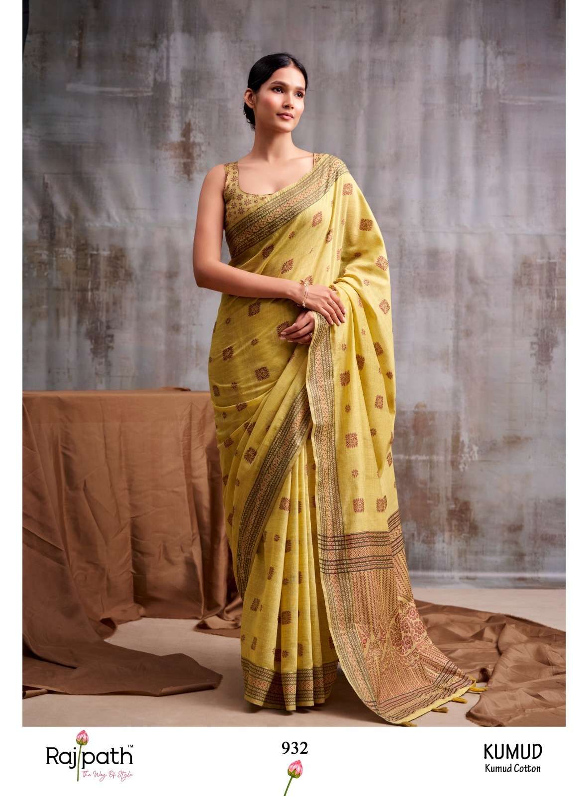 RAJPATH KUMUD Modal Cotton Printed Saree