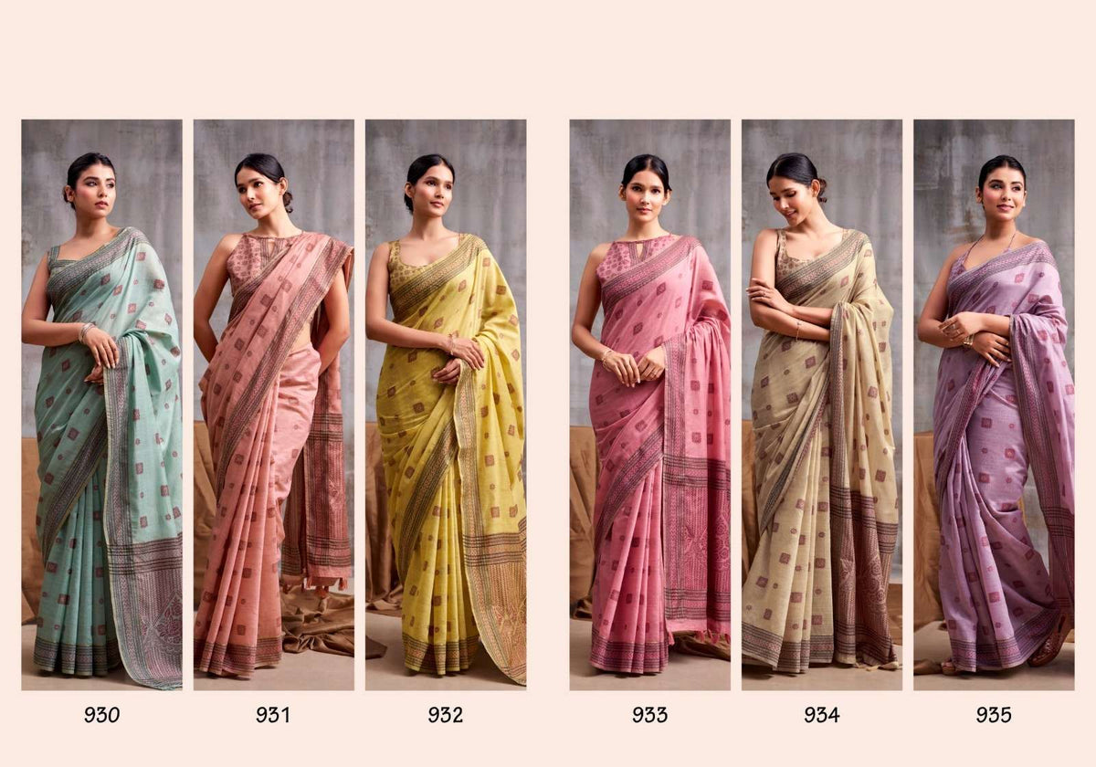 RAJPATH KUMUD Modal Cotton Printed Saree