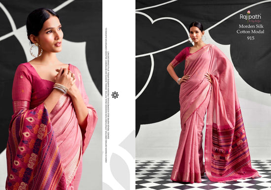 RAJPATH MORDEN SILK 137 Cotton Printed Premium Saree - Amrah Wholesale