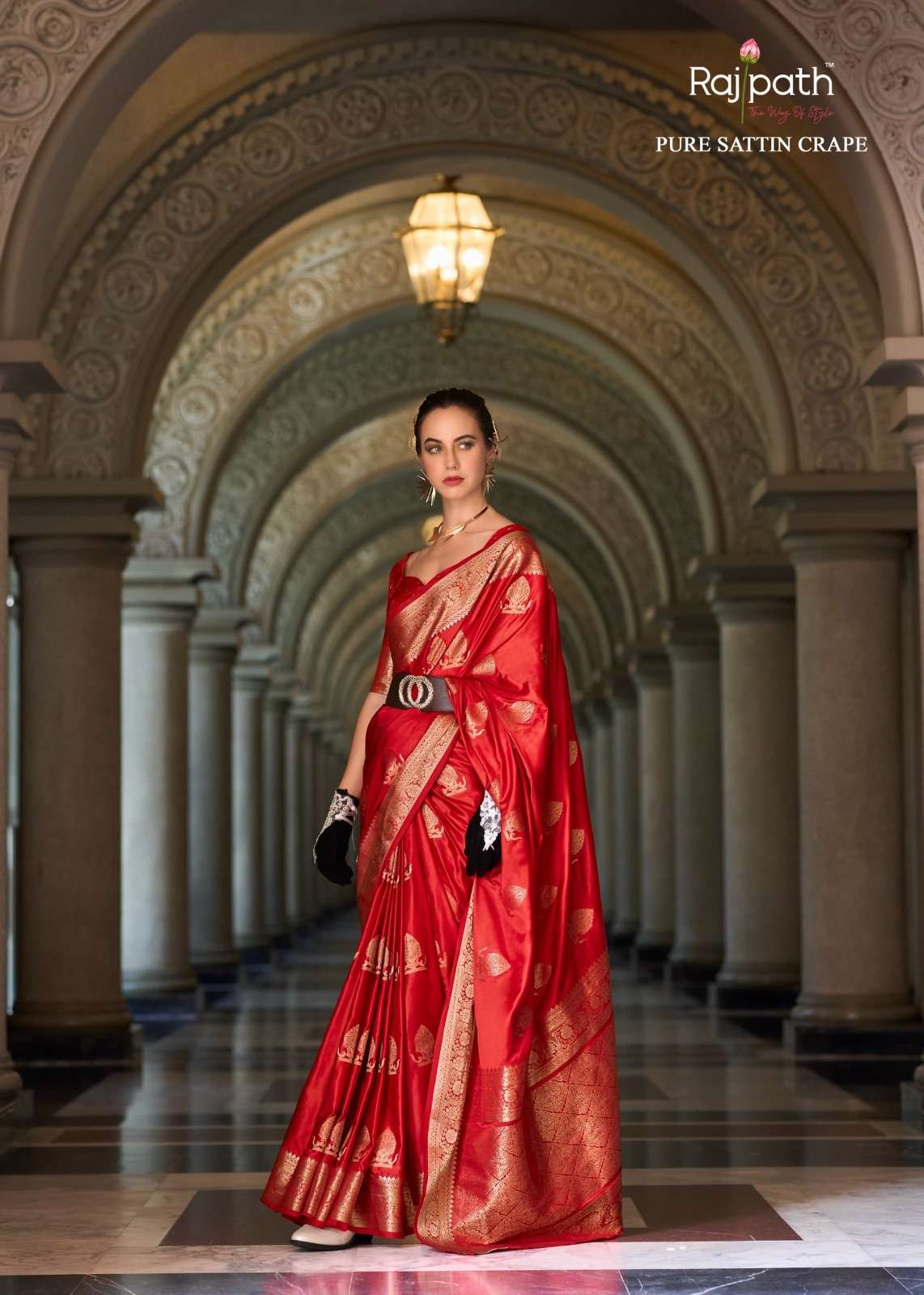 Rajpath Mungha Silk 71001 To 71008 Series Saree Wholesale Catalogue - Amrah Wholesale