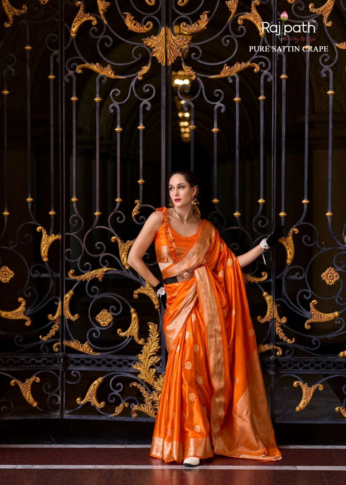 Rajpath Mungha Silk 71001 To 71008 Series Saree Wholesale Catalogue - Amrah Wholesale