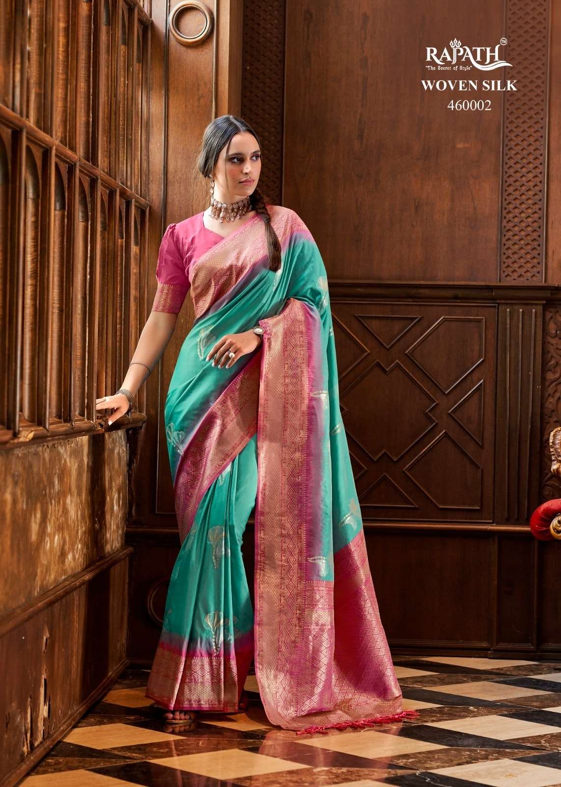 Rajpath Rose Berry Silk