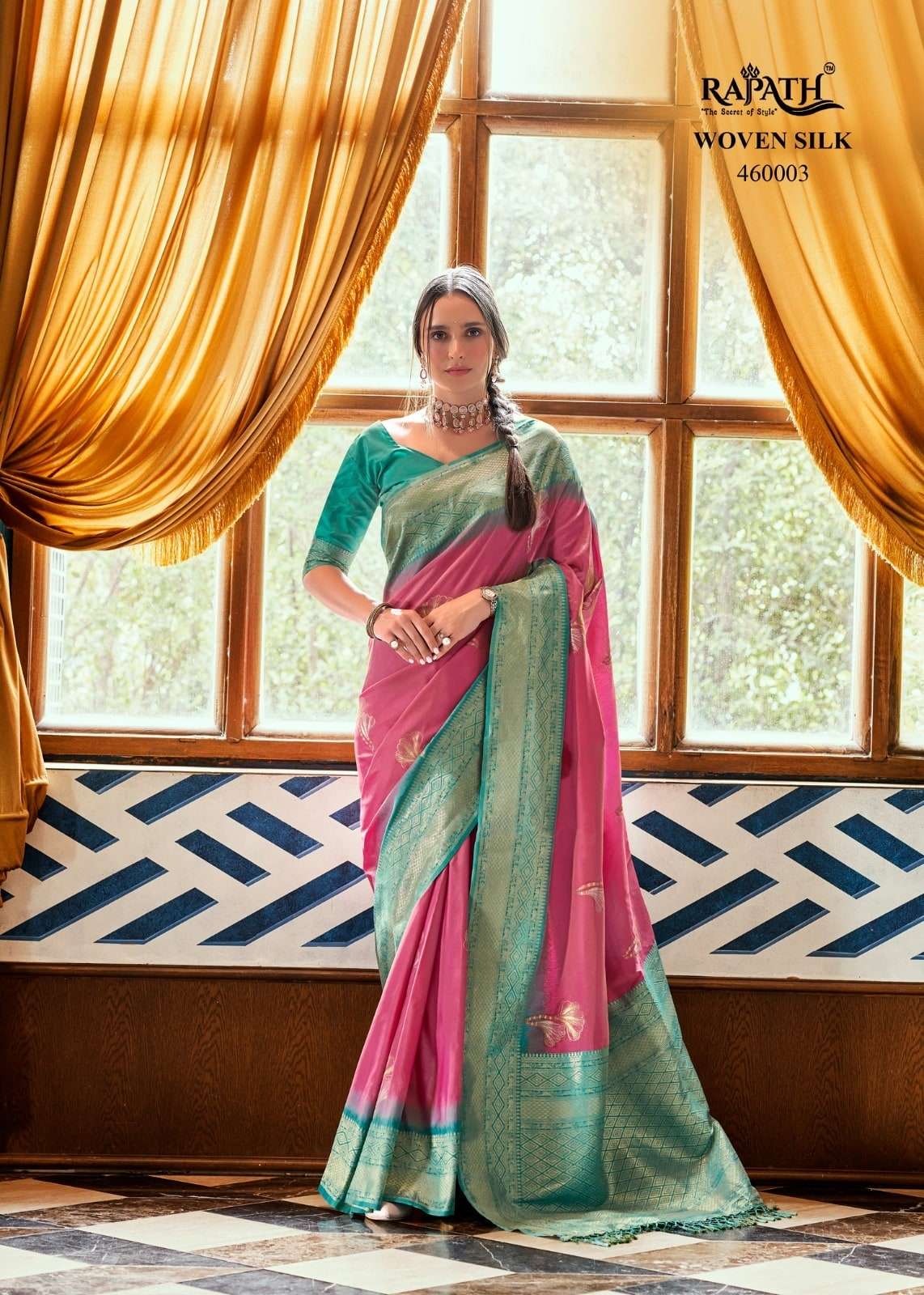 Rajpath Rose Berry Silk