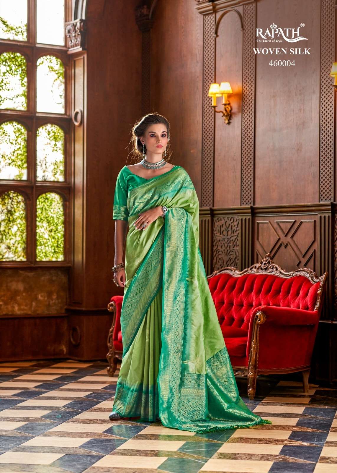 Rajpath Rose Berry Silk