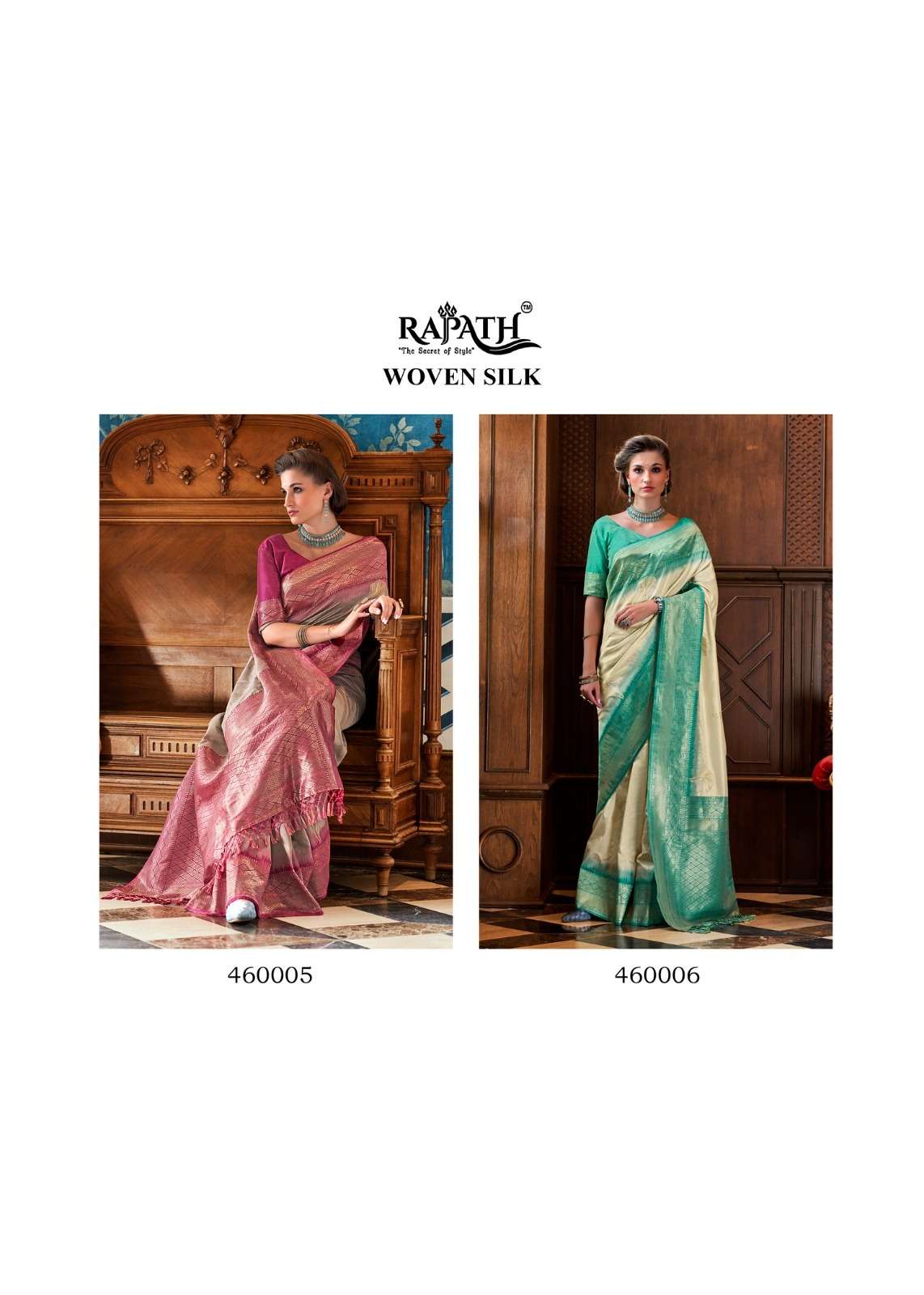 Rajpath Rose Berry Silk