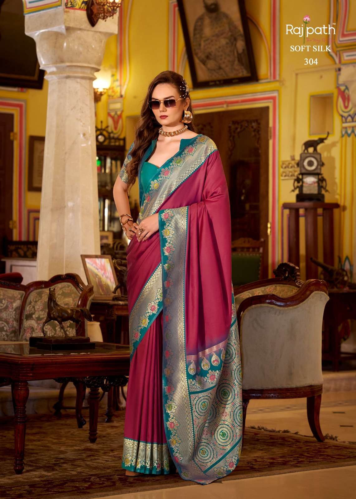 Rajpath Sabarmati Saree Wholesale Catalogue