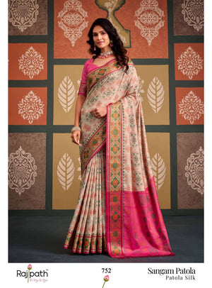 Rajpath Sangam Patola Patola Silk Saree - Amrah Wholesale