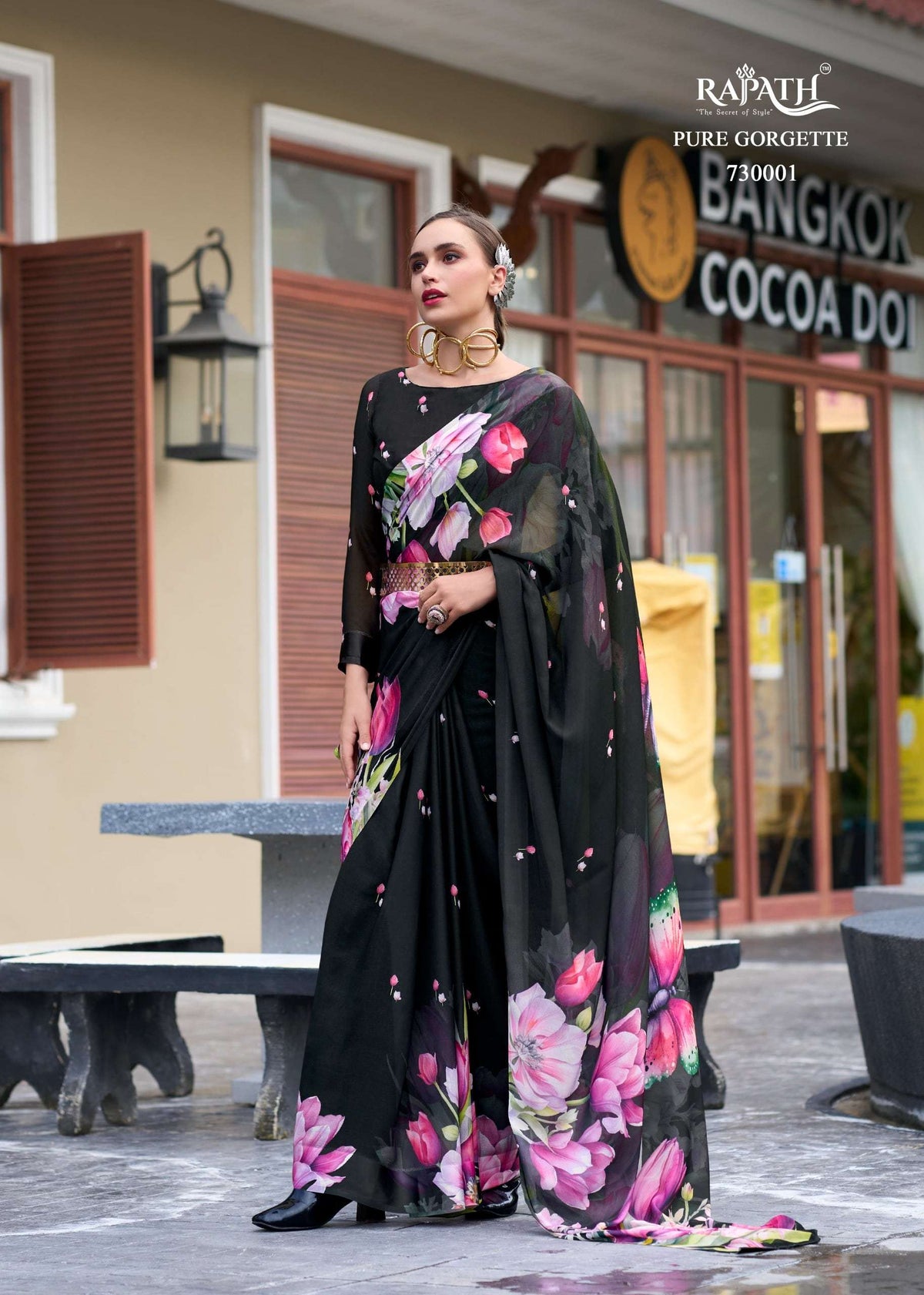 Rajpath The Sakira 730001 To 730008 Georgette Printed Saree