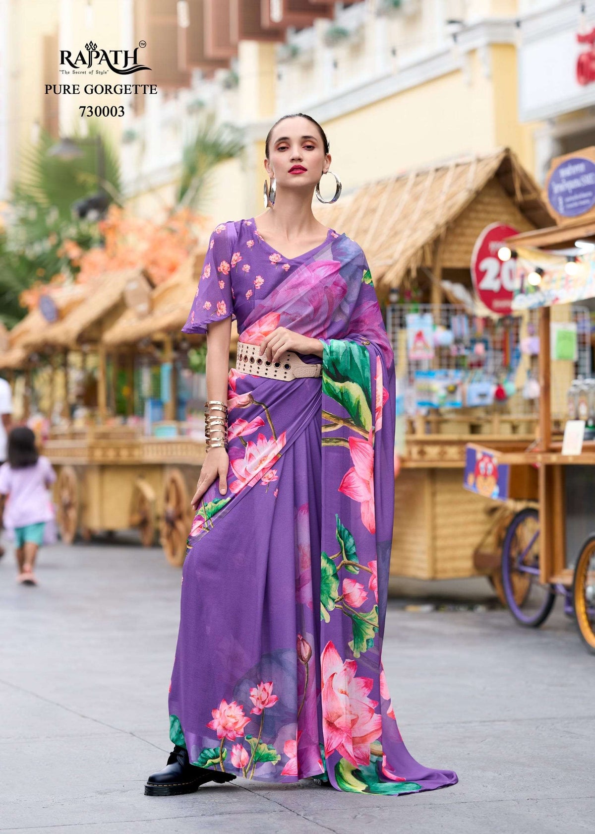 Rajpath The Sakira 730001 To 730008 Georgette Printed Saree