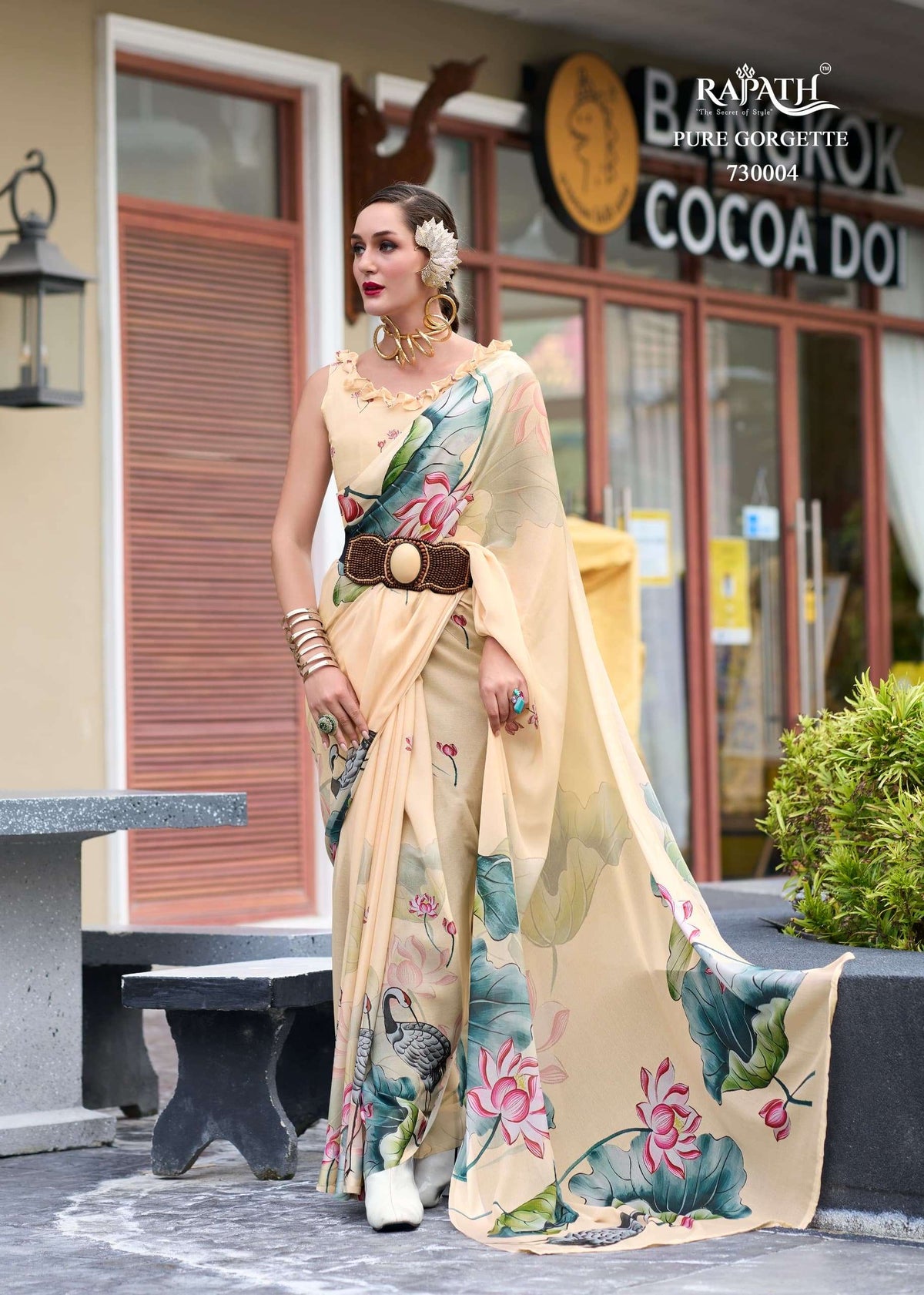Rajpath The Sakira 730001 To 730008 Georgette Printed Saree