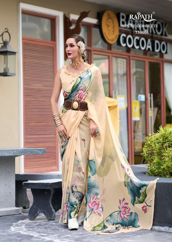 Rajpath The Sakira 730001 To 730008 Georgette Printed Saree
