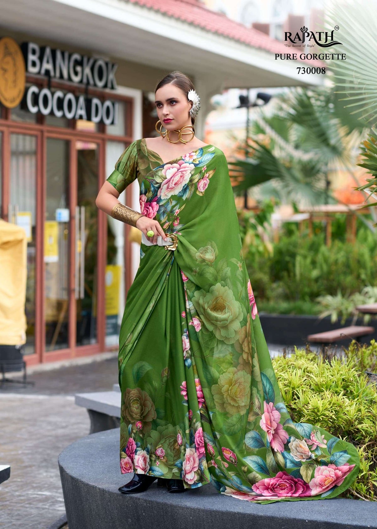 Rajpath The Sakira 730001 To 730008 Georgette Printed Saree