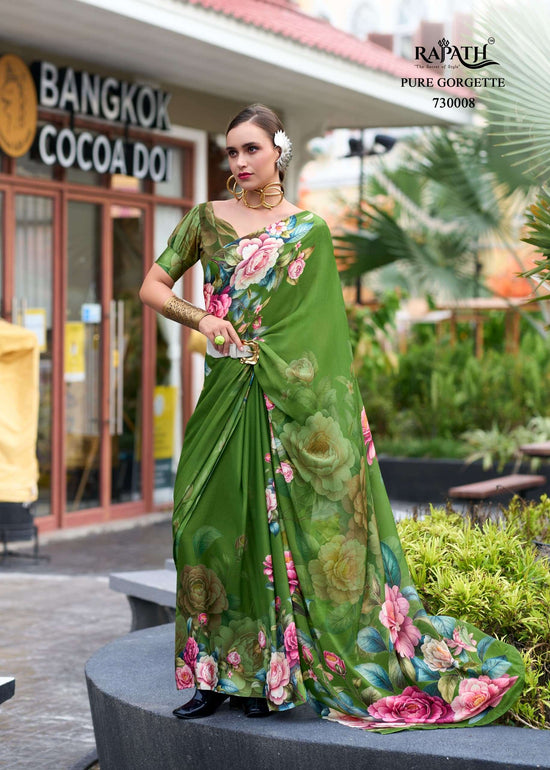 Rajpath The Sakira 730001 To 730008 Georgette Printed Saree