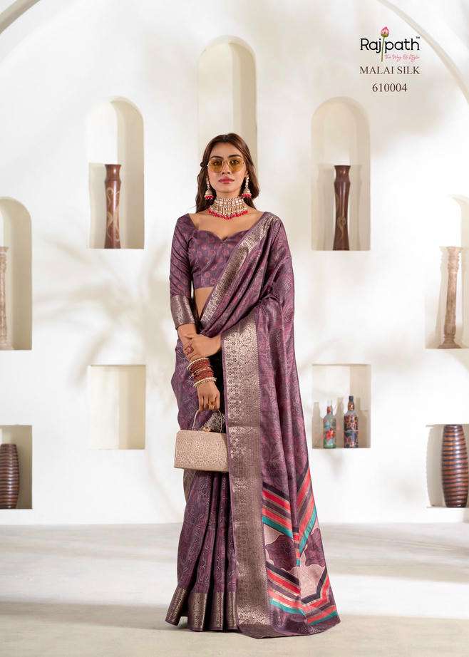 Rajpath Violet Silk 610001 To 610006 - Amrah Wholesale