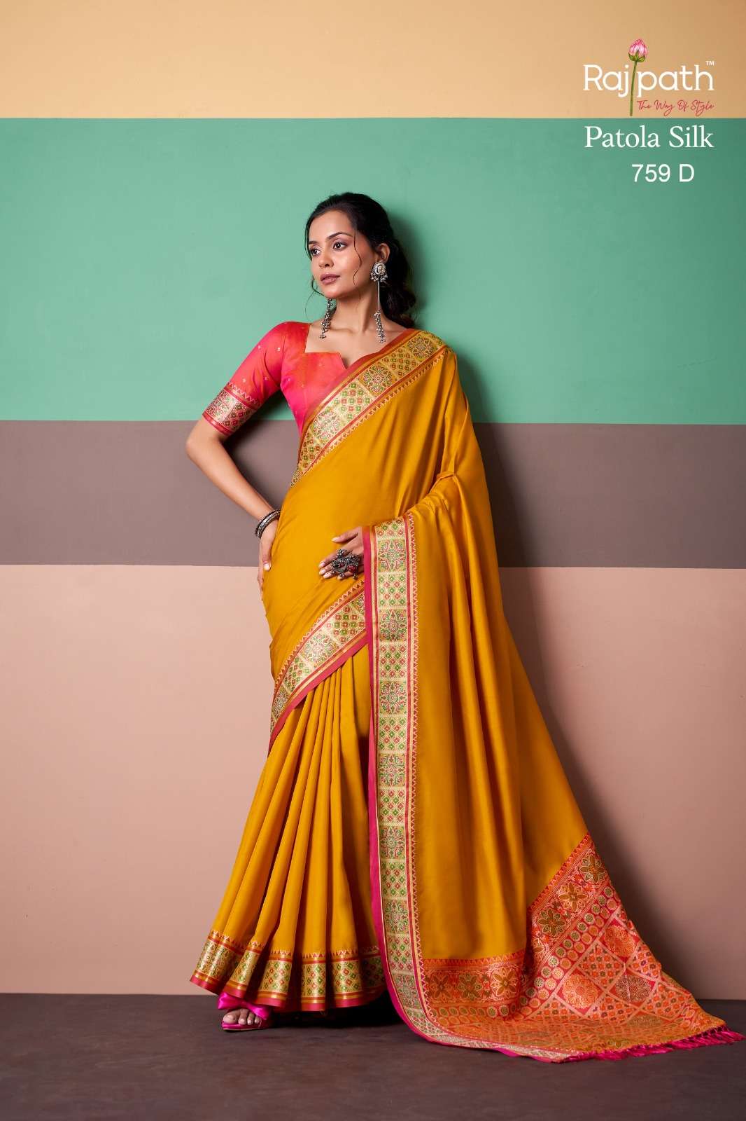 Rajpath Vrindavan Vol - 3 Silk Saree - Amrah Wholesale