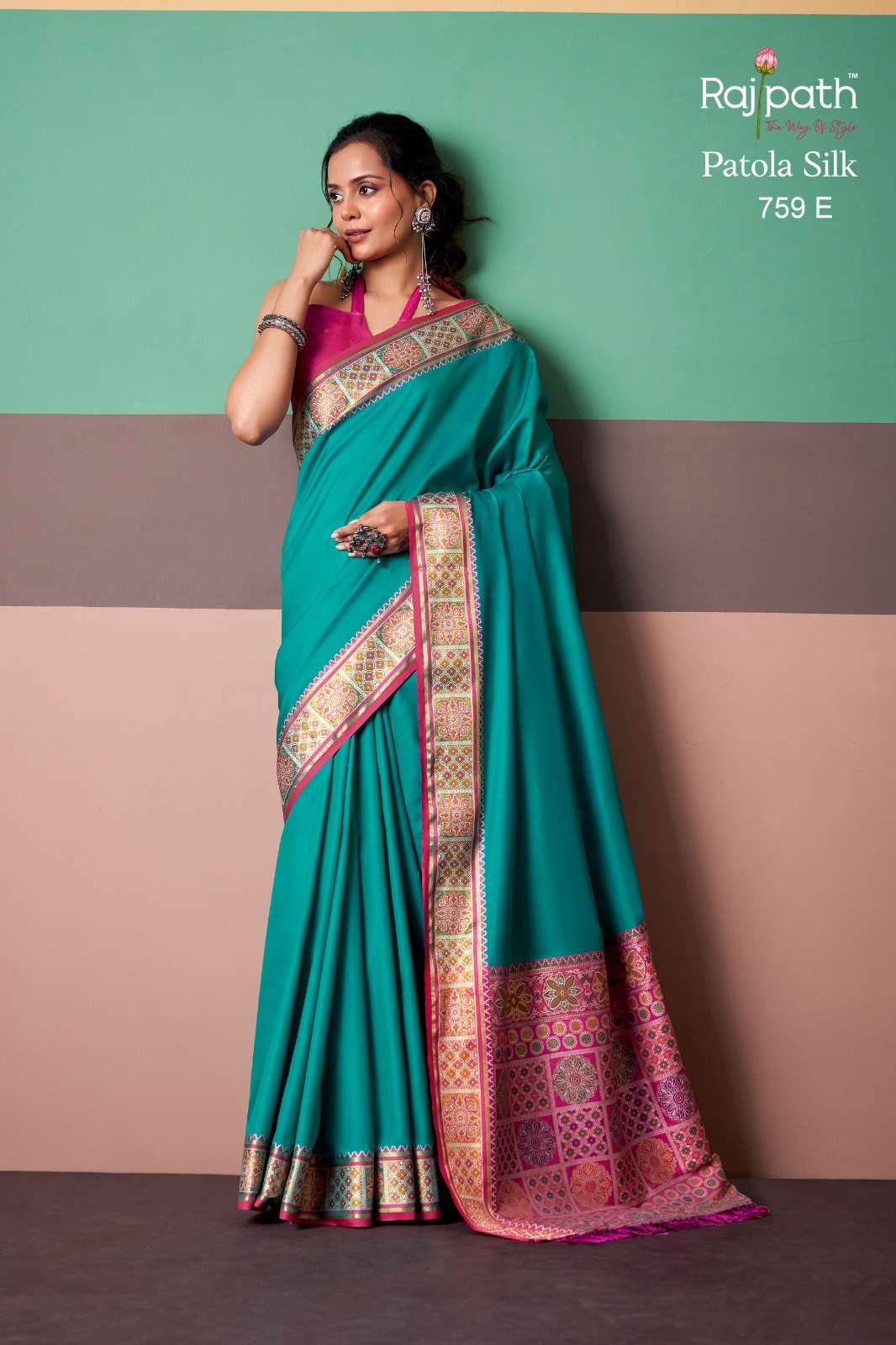 Rajpath Vrindavan Vol - 3 Silk Saree - Amrah Wholesale
