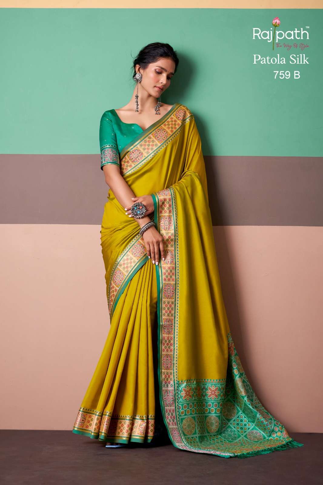 Rajpath Vrindavan Vol - 3 Silk Saree - Amrah Wholesale