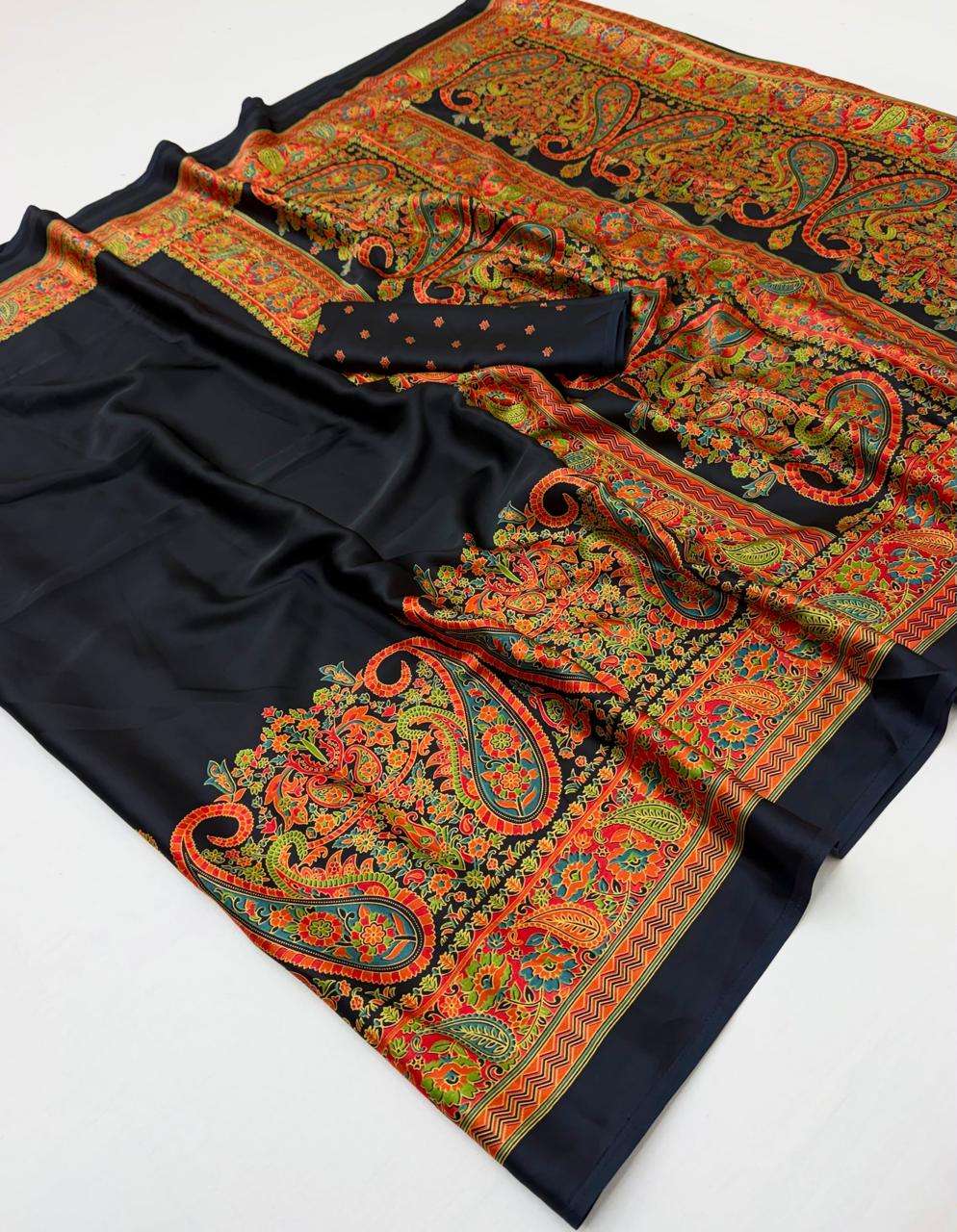 Rajtex Ajrakh Vol-28 Modal Satin Ajrakh Printed Daily Wear Saree