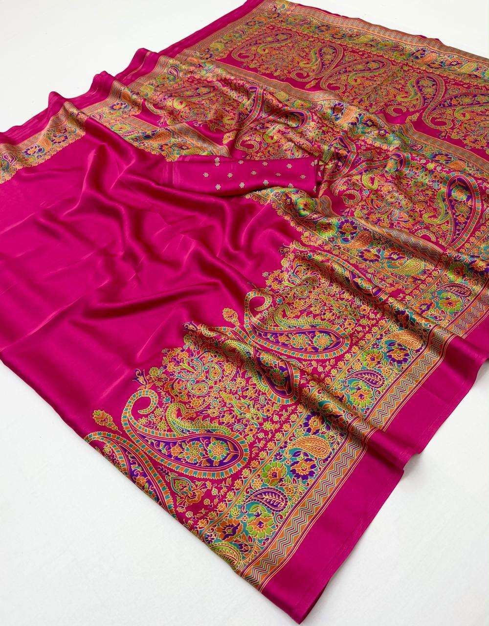 Rajtex Ajrakh Vol-28 Modal Satin Ajrakh Printed Daily Wear Saree