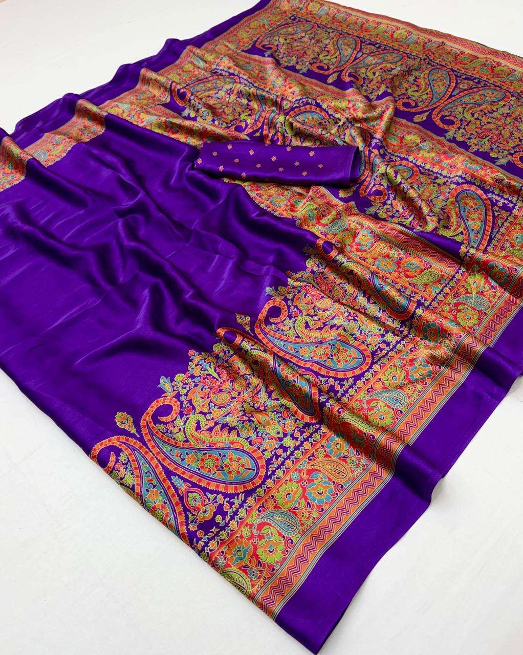 Rajtex Ajrakh Vol-28 Modal Satin Ajrakh Printed Daily Wear Saree