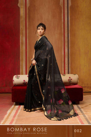 Rajtex Bombay Rose Pure Cotton Running Work Saree Collection - Amrah Wholesale