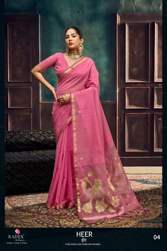 RAJTEX HEER Munga Silk Printed Premium Saree - Amrah Wholesale