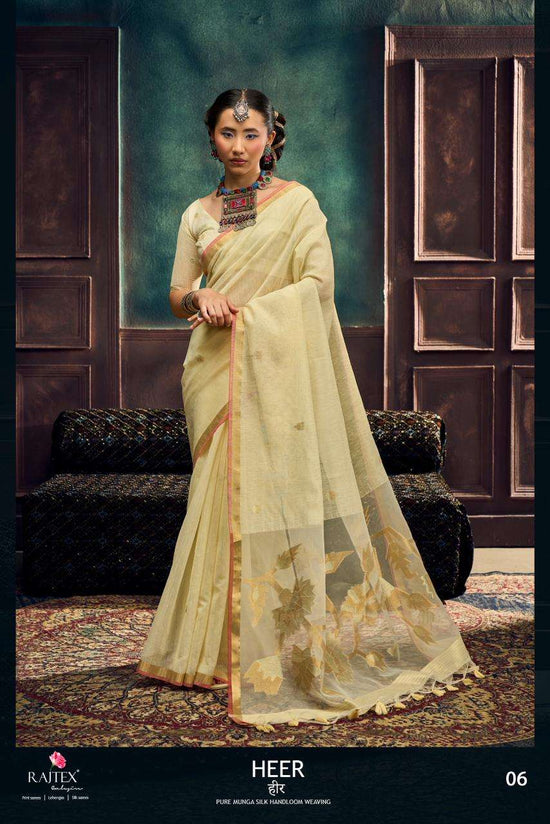 RAJTEX HEER Munga Silk Printed Premium Saree - Amrah Wholesale