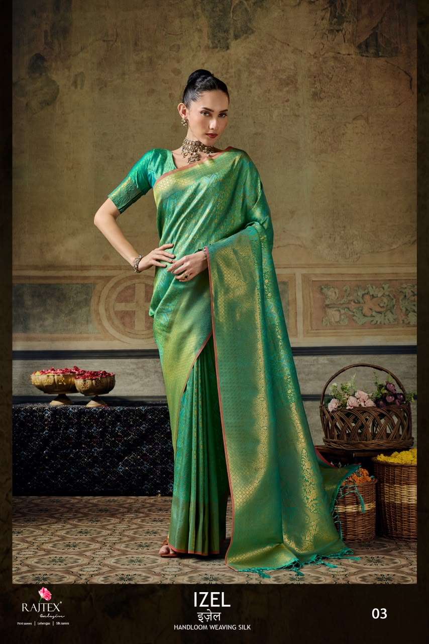 Rajtex Izel 01 To 06 Series Soft Handloom Silk Printed Saree