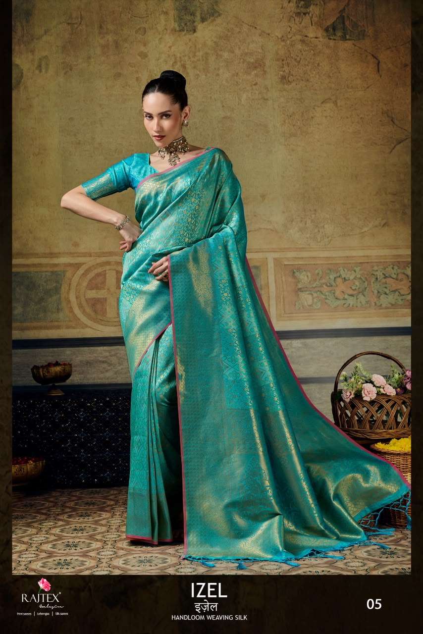Rajtex Izel 01 To 06 Series Soft Handloom Silk Printed Saree