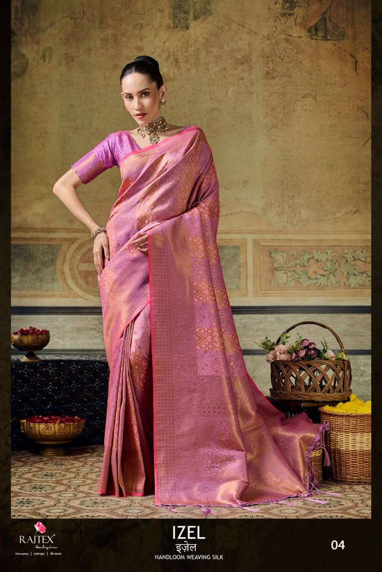 Rajtex Izel 01 To 06 Series Soft Handloom Silk Printed Saree
