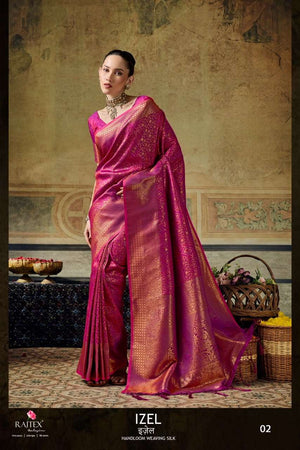 Rajtex Izel 01 To 06 Series Soft Handloom Silk Printed Saree