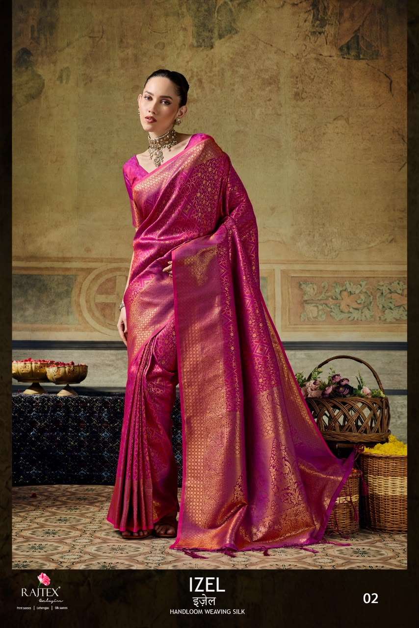 Rajtex Izel 01 To 06 Series Soft Handloom Silk Printed Saree