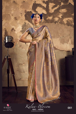 RAJTEX KALAA BLOSSOM Soft Silk Sarees