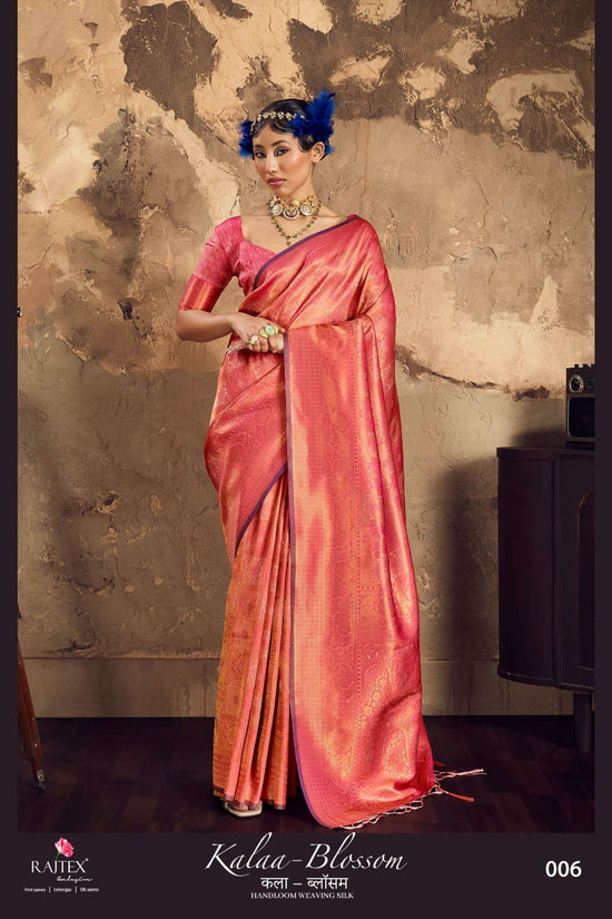 RAJTEX KALAA BLOSSOM Soft Silk Sarees - Amrah Wholesale