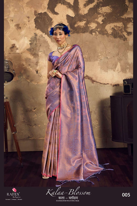 RAJTEX KALAA BLOSSOM Soft Silk Sarees - Amrah Wholesale