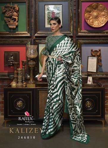 RAJTEX KALIZEY Crepe Silk Printed Saree