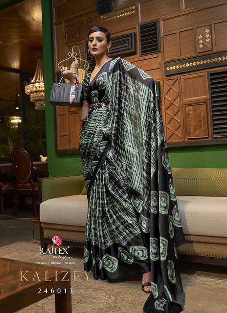 RAJTEX KALIZEY Crepe Silk Printed Saree