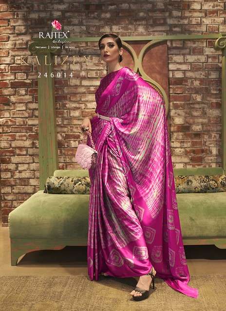 RAJTEX KALIZEY Crepe Silk Printed Saree