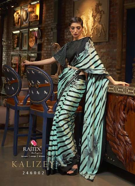 RAJTEX KALIZEY Crepe Silk Printed Saree