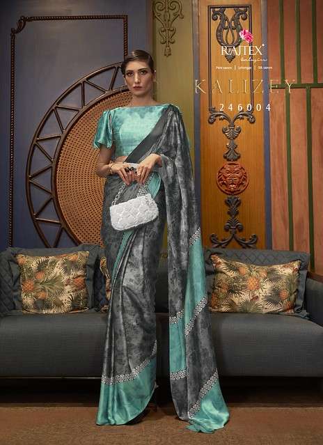 RAJTEX KALIZEY Crepe Silk Printed Saree