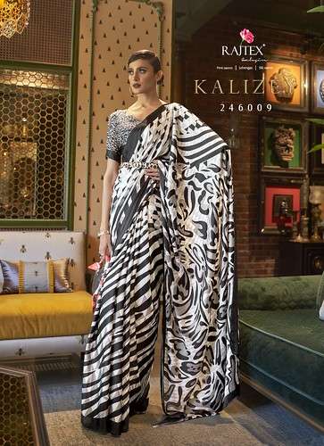 RAJTEX KALIZEY Crepe Silk Printed Saree