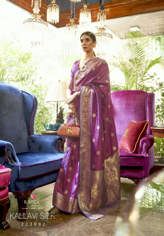 Rajtex Kallavi Silk Handloom Weaving Saree