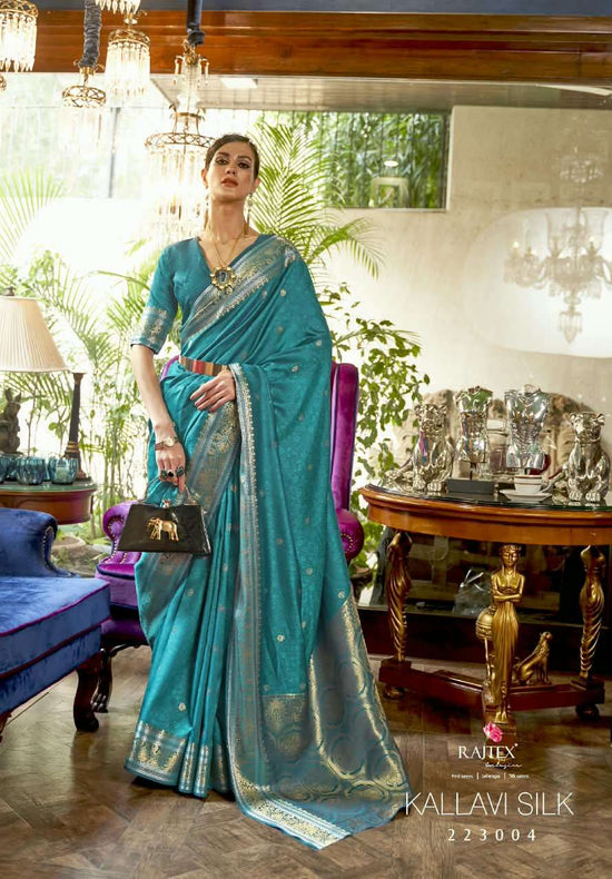 Rajtex Kallavi Silk Handloom Weaving Saree