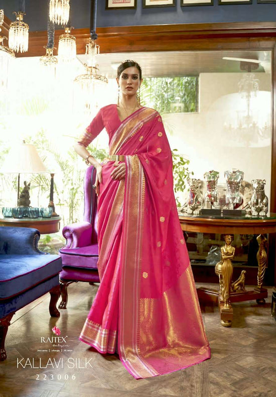 Rajtex Kallavi Silk Handloom Weaving Saree