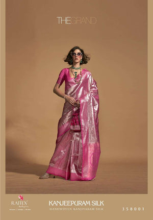 RAJTEX KANJEEPURAM Silk Printed Festive Wear Saree