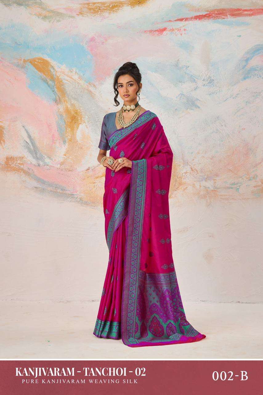 Rajtex Kanjivaram Tanchoi Vol-02