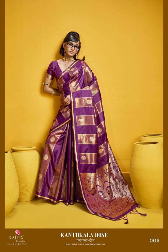 Rajtex Kanthkala Rose Saree Wholesale Catalogue