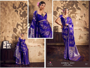 RAJTEX KANTHKALA VELVET Satin Printed Saree - Amrah Wholesale